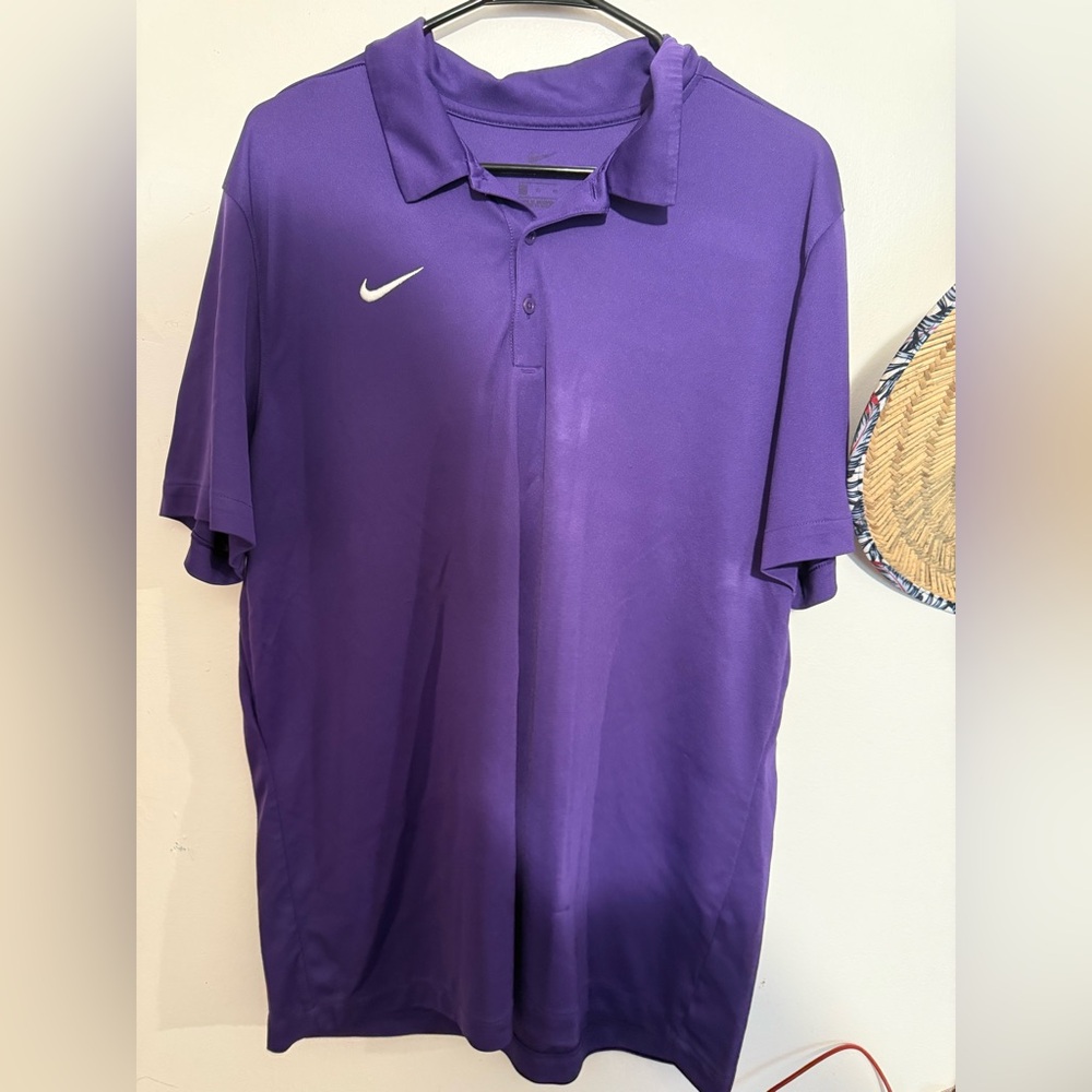 Nike Men's Deep Purple Polo Shirt